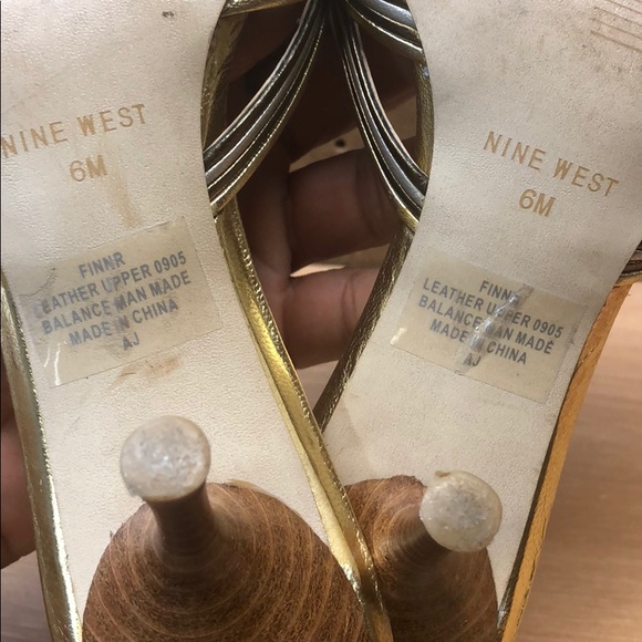 Nine West Finnr Heeled Women’s Sandals sz 6 - Picture 8 of 8